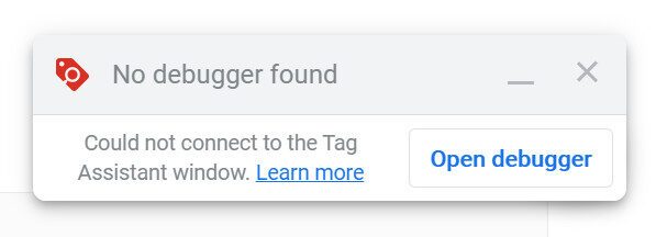 How to disable GTM debug mode