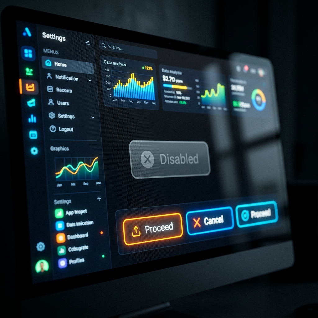 反灰失效的系統按鈕，象徵 Google Partner Console 無預警鎖死合作夥伴的銷售權限